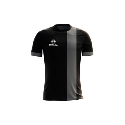 Koszulka piłkarska dla dzieci PEHA Final czarno-szara