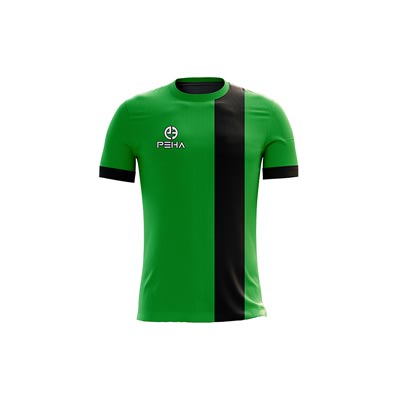 Koszulka piłkarska dla dzieci PEHA Final zielono-czarna