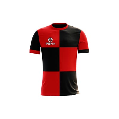 Koszulka piłkarska dla dzieci PEHA Husar czerwono-czarna