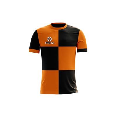 Koszulka piłkarska dla dzieci PEHA Husar pomarańczowo-czarna