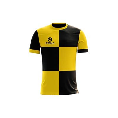 Koszulka piłkarska dla dzieci PEHA Husar żółto-czarna