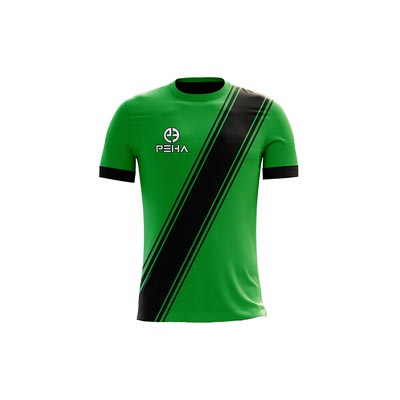 Koszulka piłkarska dla dzieci PEHA Legend zielono-czarna