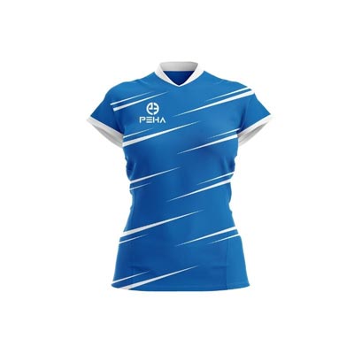 Koszulka siatkarska damska dla dzieci PEHA Arcos niebiesko-biała