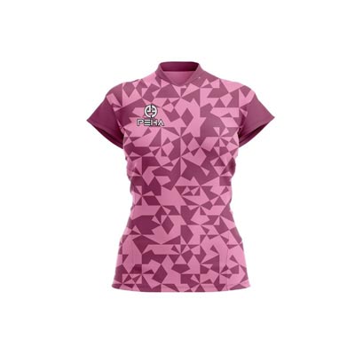 Koszulka siatkarska damska dla dzieci PEHA Combat różowa