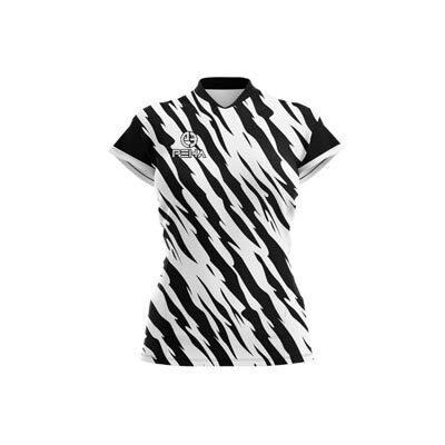 Koszulka siatkarska damska dla dzieci PEHA Sampa biało-czarna