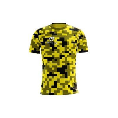 Koszulka siatkarska dla dzieci PEHA Army 2 żółta