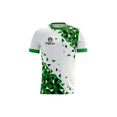 Koszulka siatkarska dla dzieci PEHA Champion biało-zielona