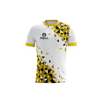 Koszulka siatkarska dla dzieci PEHA Champion biało-żółta