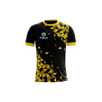 Koszulka siatkarska dla dzieci PEHA Champion czarno-żółta