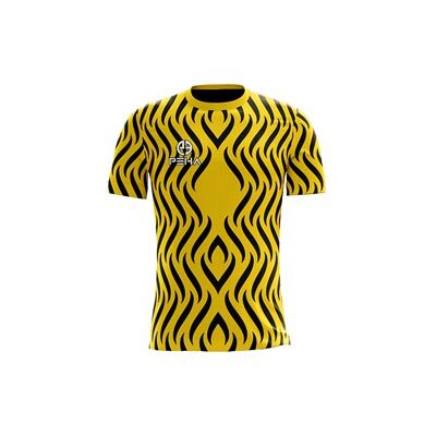 Koszulka siatkarska dla dzieci PEHA Colo żółto-czarna