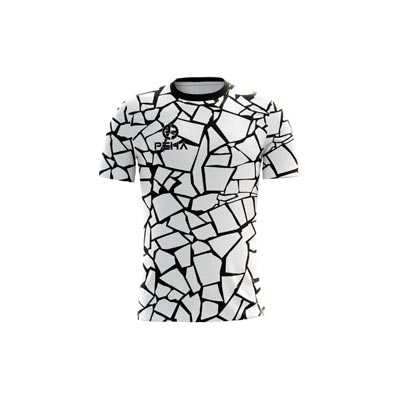 Koszulka siatkarska dla dzieci PEHA Etna biało-czarna