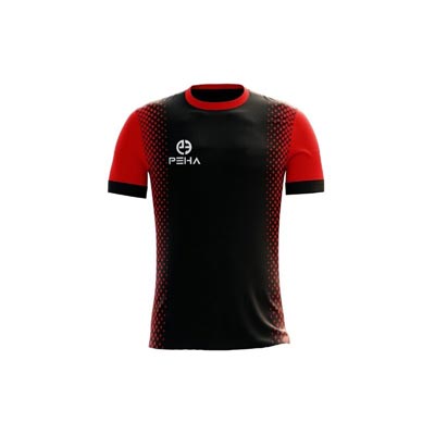Koszulka siatkarska dla dzieci PEHA Jumper czarno-czerwona