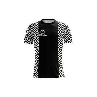 Koszulka siatkarska dla dzieci PEHA Onyx czarno-biała