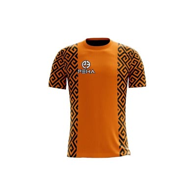 Koszulka siatkarska dla dzieci PEHA Onyx pomarańczowo-czarna