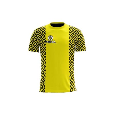 Koszulka siatkarska dla dzieci PEHA Onyx żółto-czarna