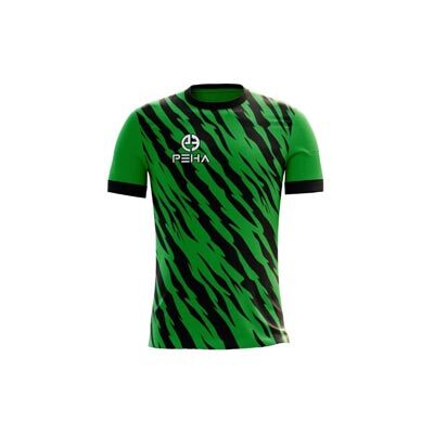 Koszulka siatkarska dla dzieci PEHA Sampa zielono-czarna