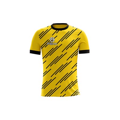 Koszulka siatkarska dla dzieci PEHA Space żółto-czarna