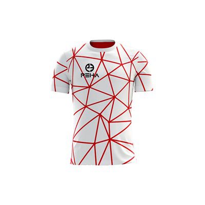 Koszulka siatkarska dla dzieci PEHA Ultra biało-czerwona