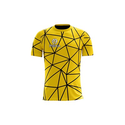 Koszulka siatkarska dla dzieci PEHA Ultra żółto-czarna