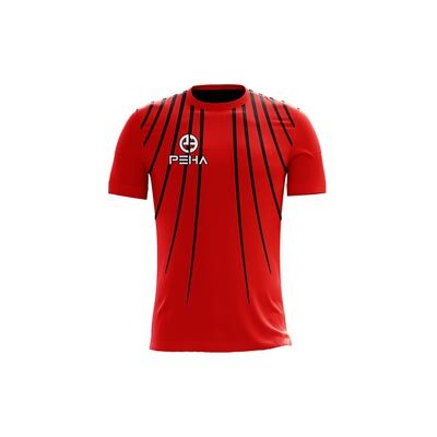 Koszulka siatkarska dla dzieci PEHA Vapor czerwono-czarna