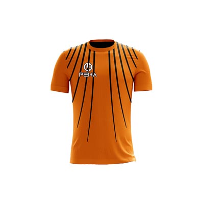 Koszulka siatkarska dla dzieci PEHA Vapor pomarańczowo-czarna
