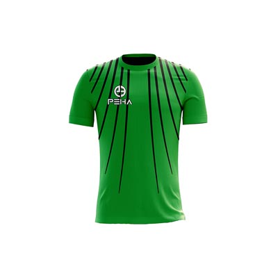 Koszulka siatkarska dla dzieci PEHA Vapor zielono-czarna