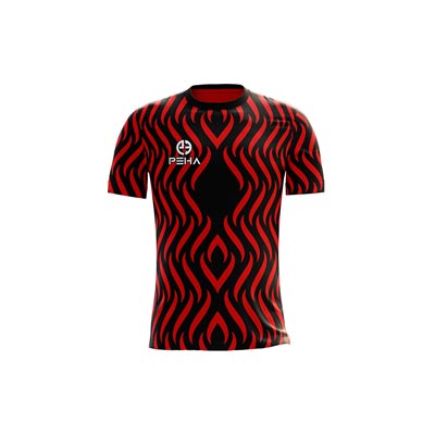 Koszulka siatkarska PEHA Colo czarno-czerwona