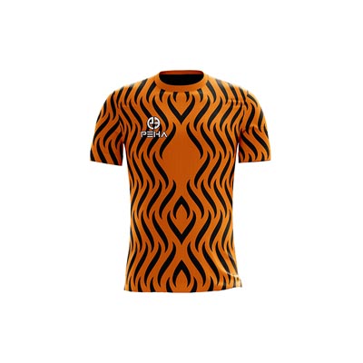 Koszulka siatkarska PEHA Colo pomarańczowo-czarna