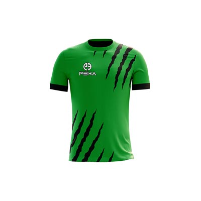Koszulka siatkarska PEHA King zielono-czarna