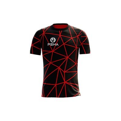 Koszulka siatkarska PEHA Ultra czarno-czerwona