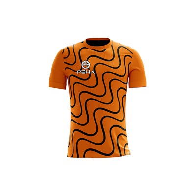 Koszulka siatkarska PEHA Vibro pomarańczowo-czarna