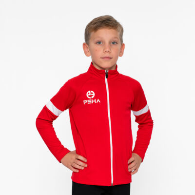 Bluza koszykarska dla chłopca PEHA Ferro czerwona