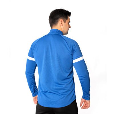 bluza piłkarska treningowa niebieska