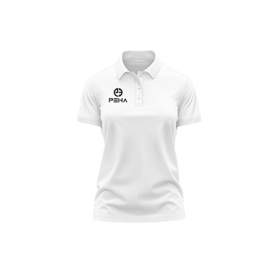 Biała koszulka polo damska PEHA Club