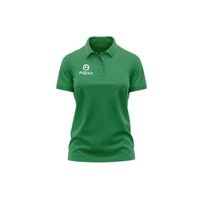 Zielona koszulka polo damska PEHA Club
