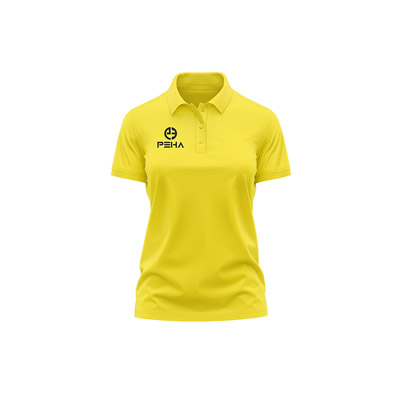 Żółta koszulka polo damska PEHA Club