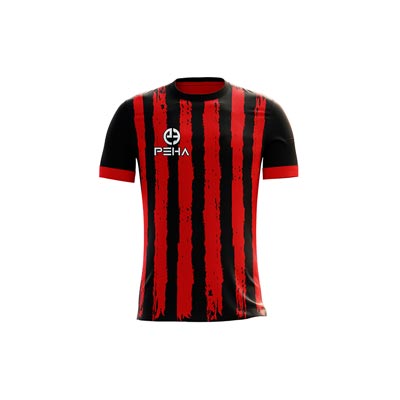 Koszulka siatkarska dla chłopca PEHA Inter czarno-czerwona