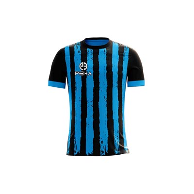 Koszulka siatkarska dla chłopca PEHA Inter czarno-turkusowa