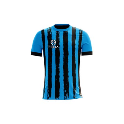 Koszulka siatkarska dla chłopca PEHA Inter turkusowo-czarna