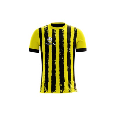 Koszulka siatkarska dla chłopca PEHA Inter żółto-czarna