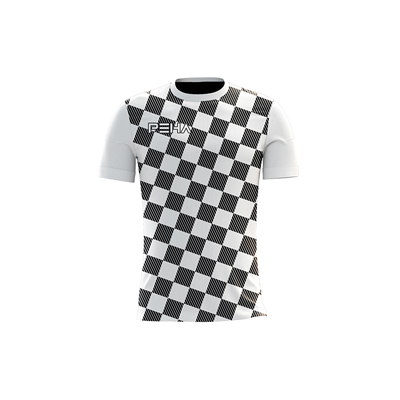 Koszulka piłkarska dla dzieci PEHA Split biało-czarna
