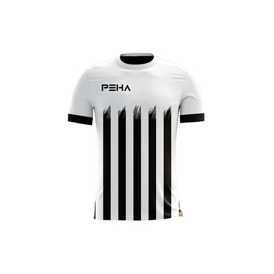 Koszulka piłkarska PEHA Falco biało-czarna