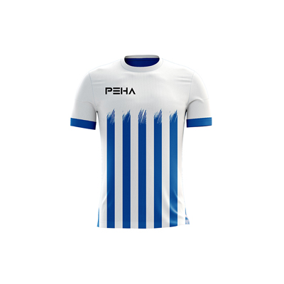 Koszulka piłkarska PEHA Falco biało-niebieska