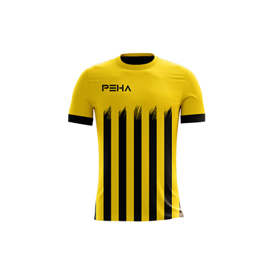 Koszulka piłkarska PEHA Falco żółto-czarna