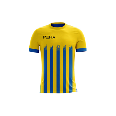 Koszulka piłkarska PEHA Falco żółto-niebieska