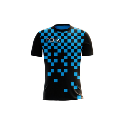 Koszulka piłkarska PEHA Forza czarno-błękitna