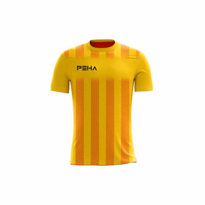 Koszulka piłkarska dla dzieci PEHA Titan żółto-czerwona